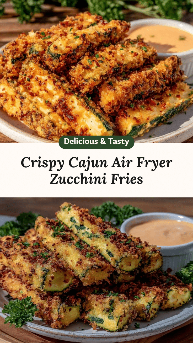 crispy air fryer zucchini fries recipe
