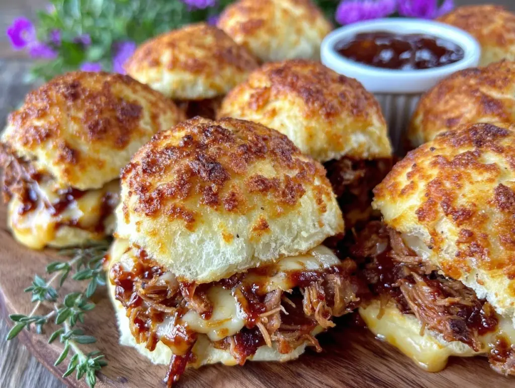 crispy bacon-wrapped pulled pork sliders - featured image
