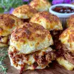 crispy bacon-wrapped pulled pork sliders - featured image