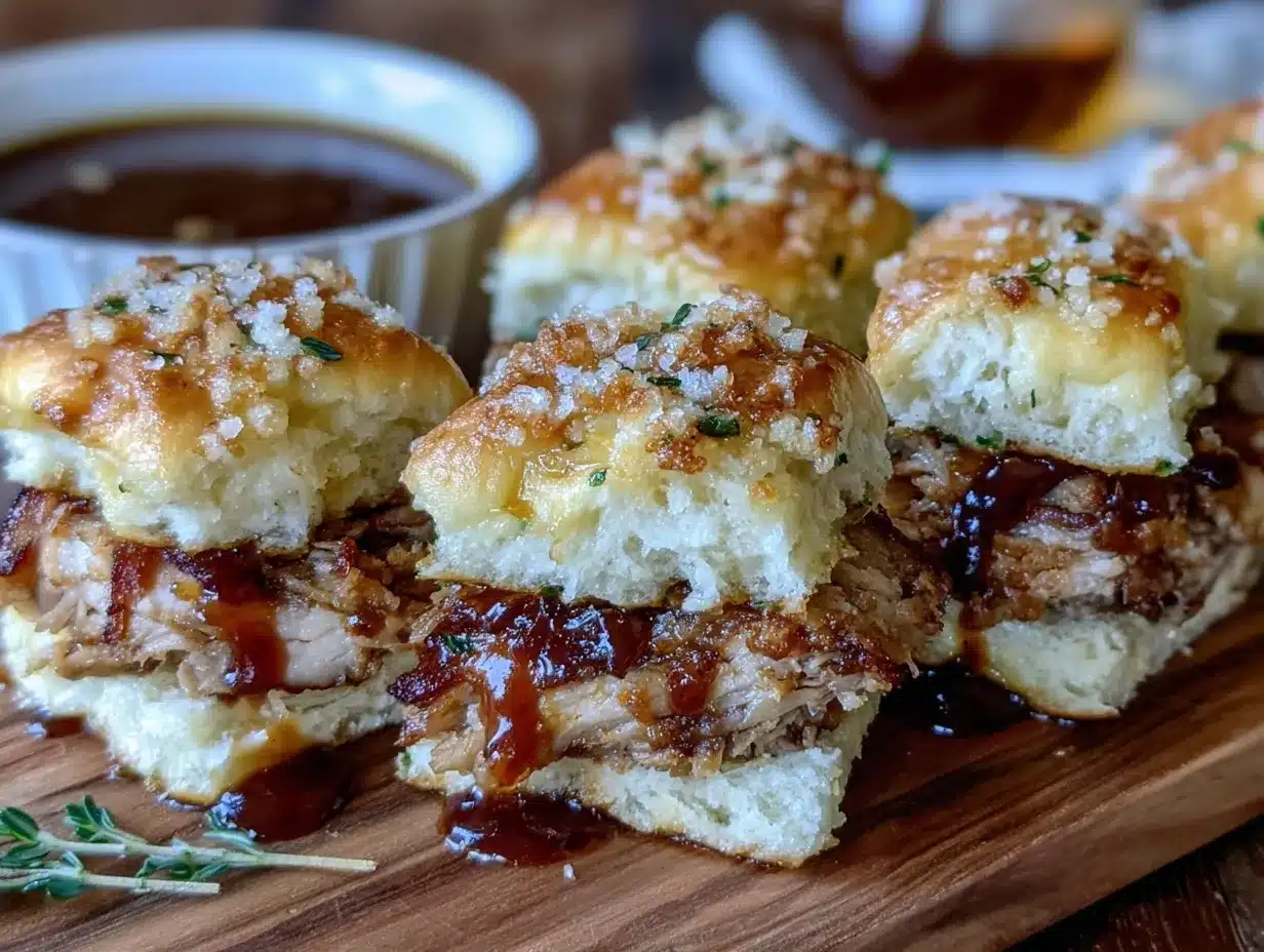 crispy bacon-wrapped pulled pork sliders preparation steps