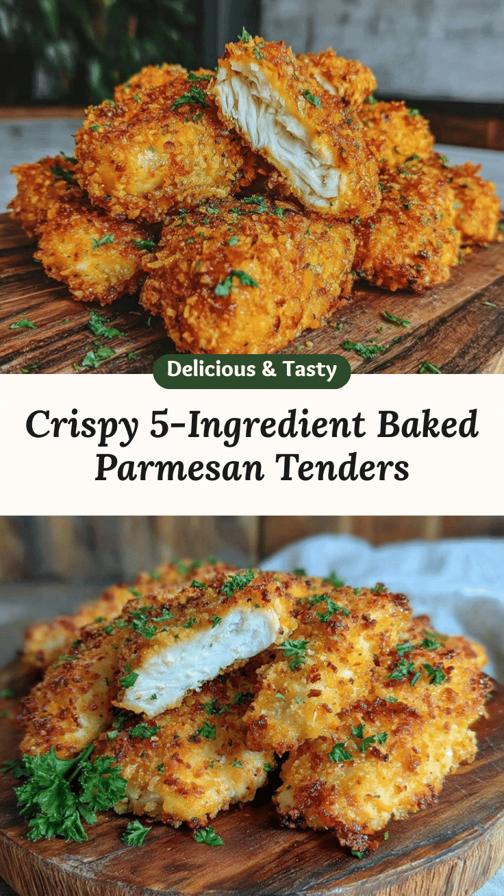 crispy baked parmesan chicken tenders recipe