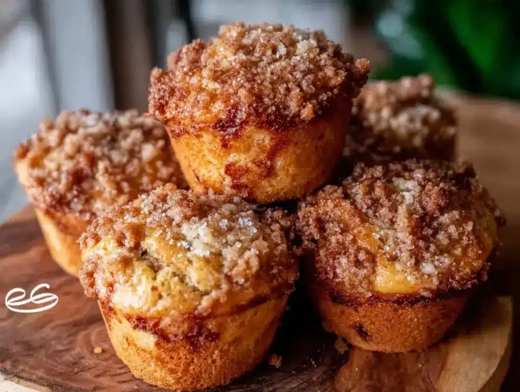 crispy banana bread muffins - featured image