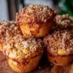 crispy banana bread muffins - featured image