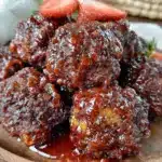 crispy bbq meatballs - featured image