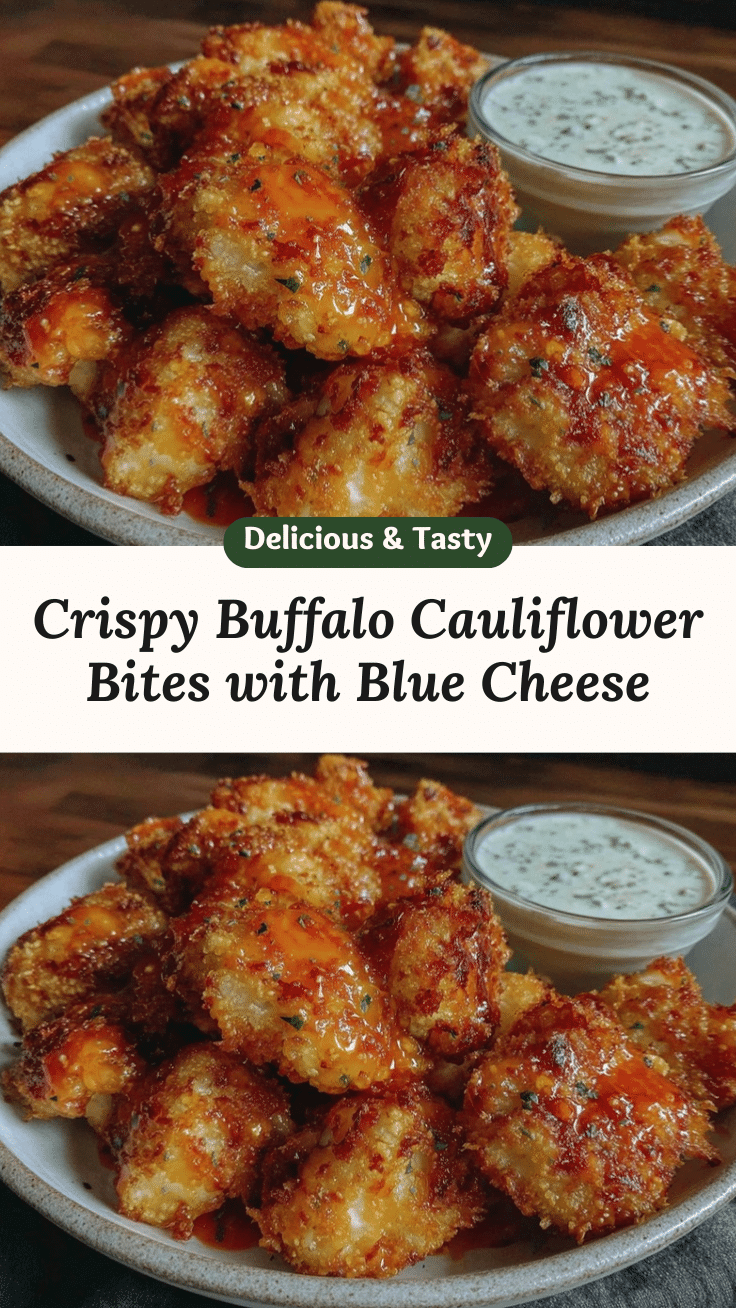 crispy buffalo cauliflower bites recipe