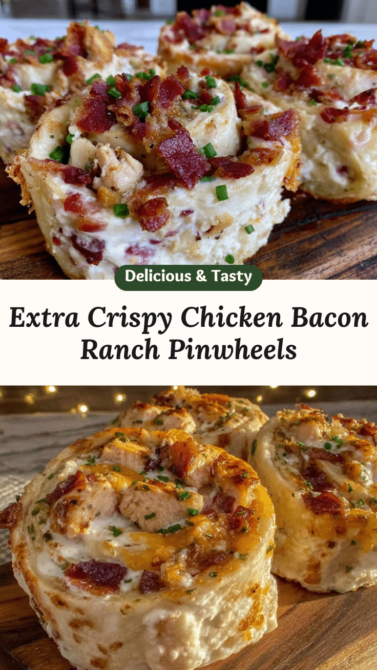 crispy chicken bacon ranch pinwheels recipe