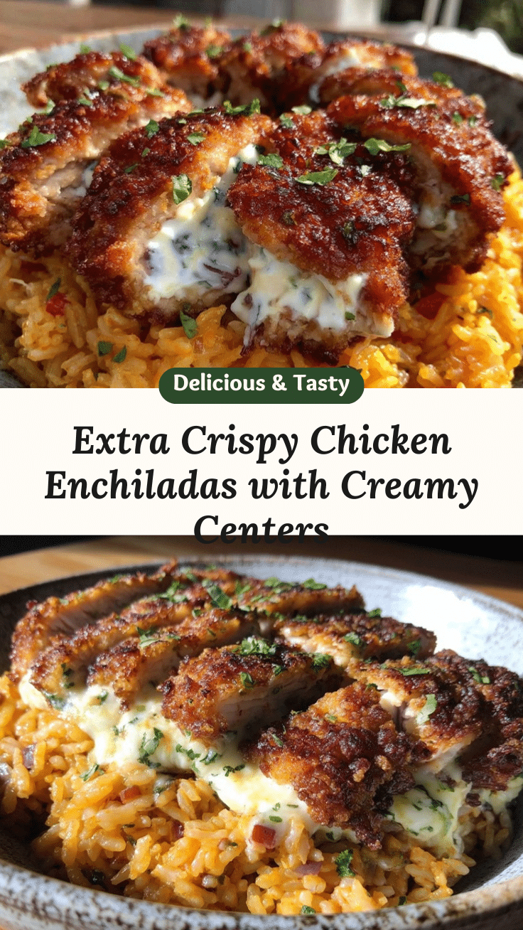 crispy chicken enchilada rice recipe