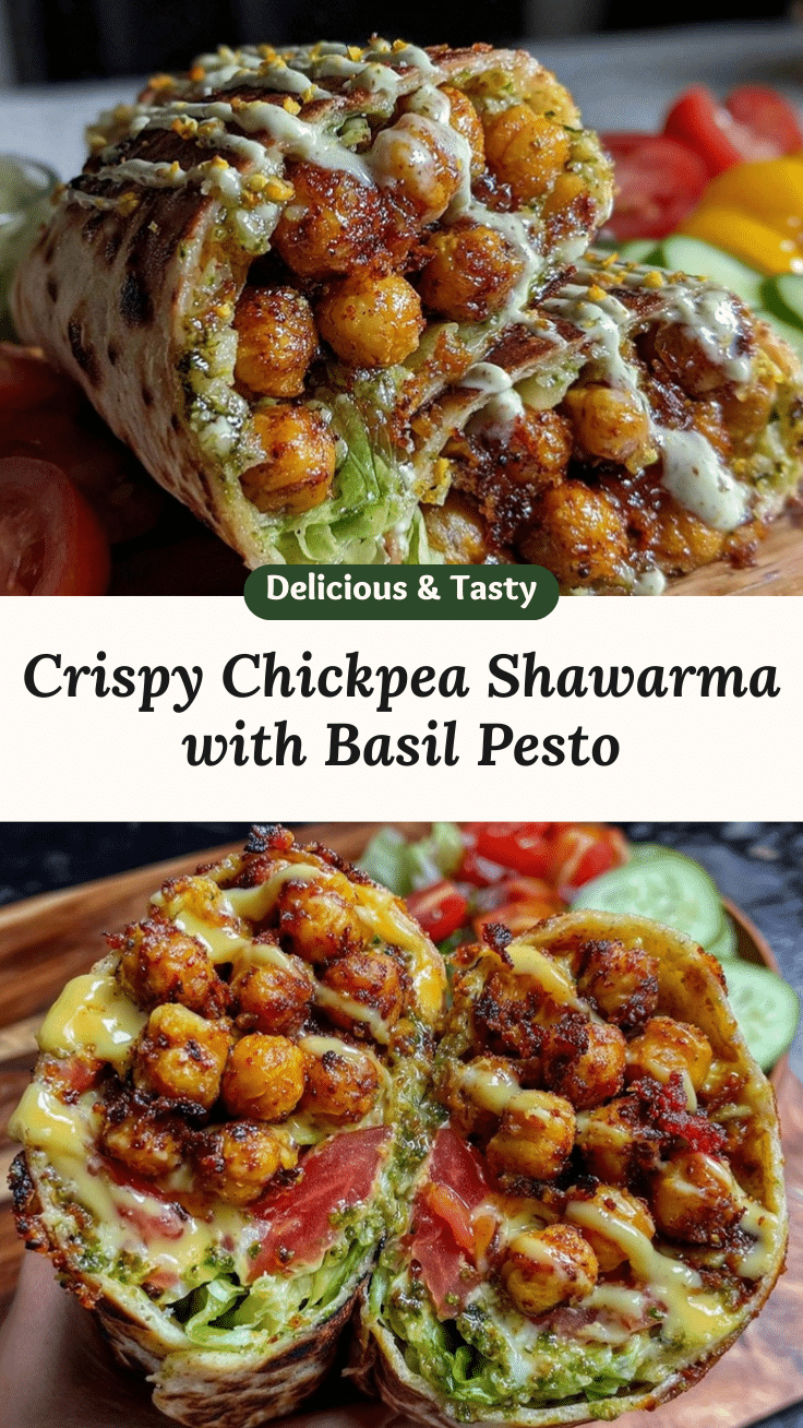 crispy crunchy chickpea shawarma recipe