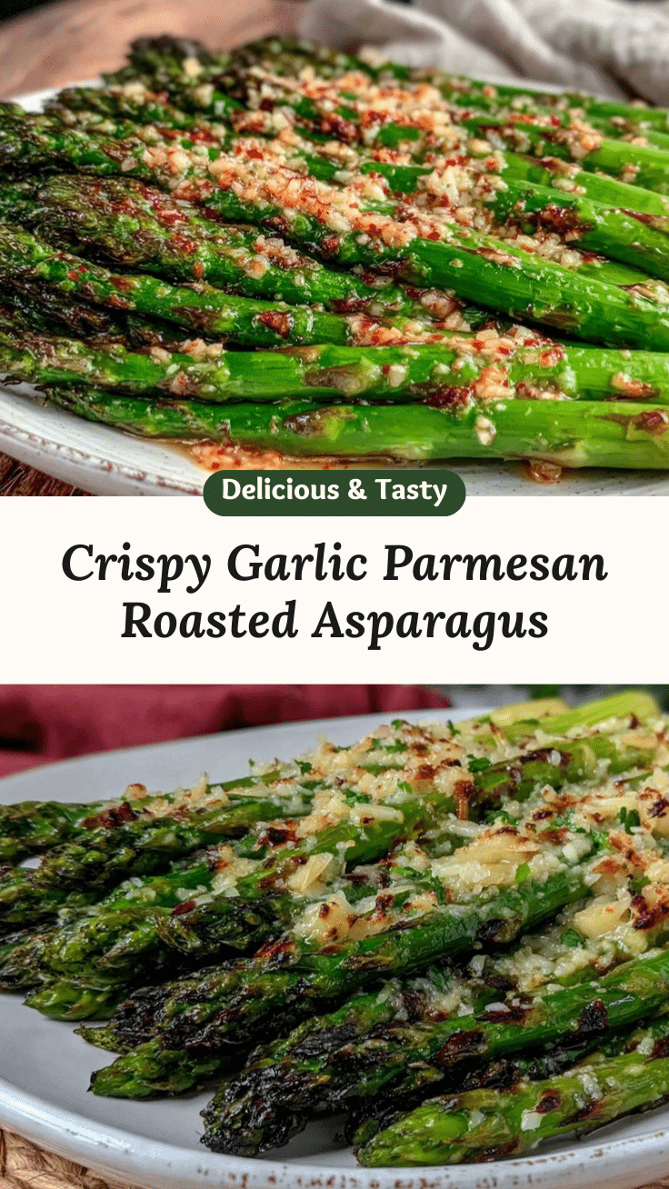 crispy garlic parmesan roasted asparagus recipe