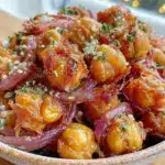 crispy gluten-free chickpeas - featured image