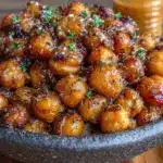 crispy gluten-free chickpeas - featured image