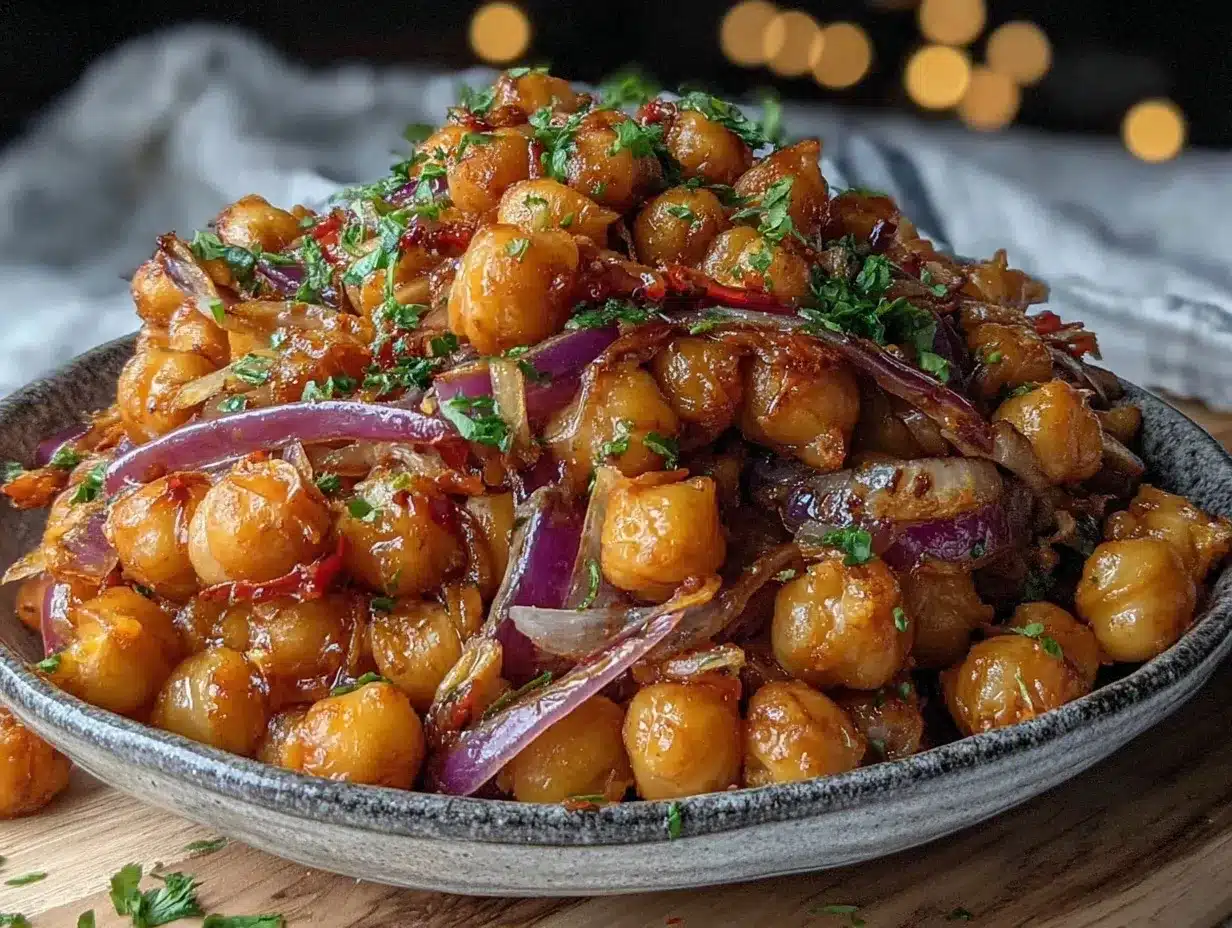 crispy gluten-free chickpeas preparation steps