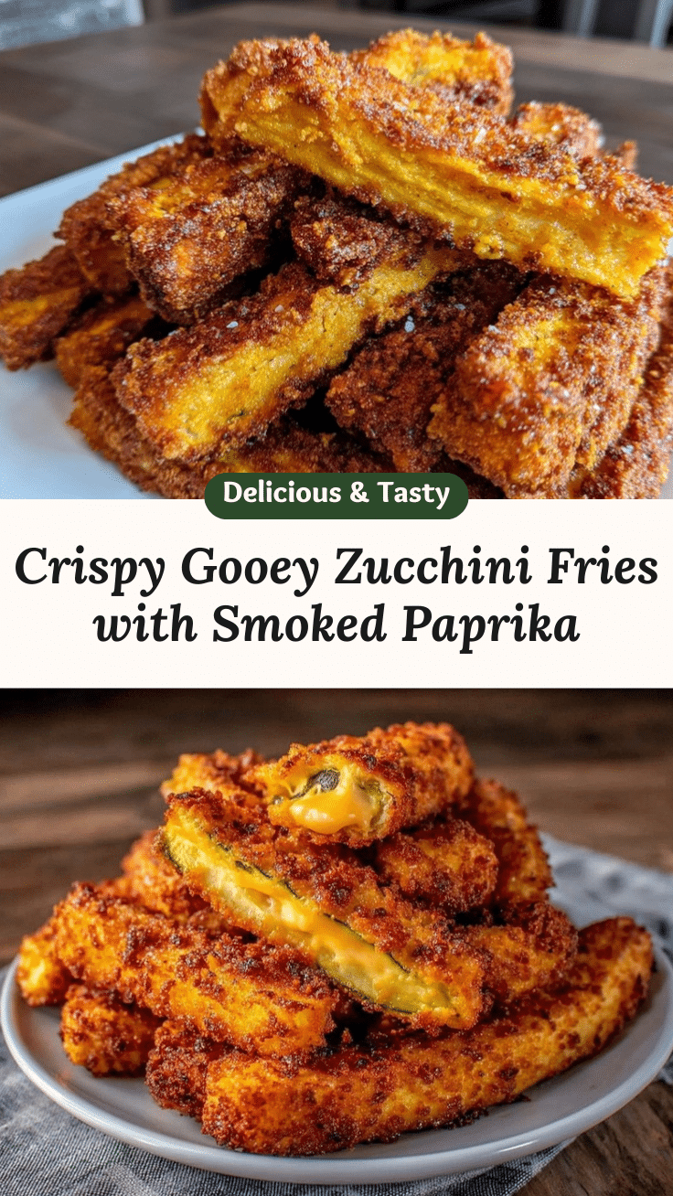 crispy gooey zucchini fries recipe