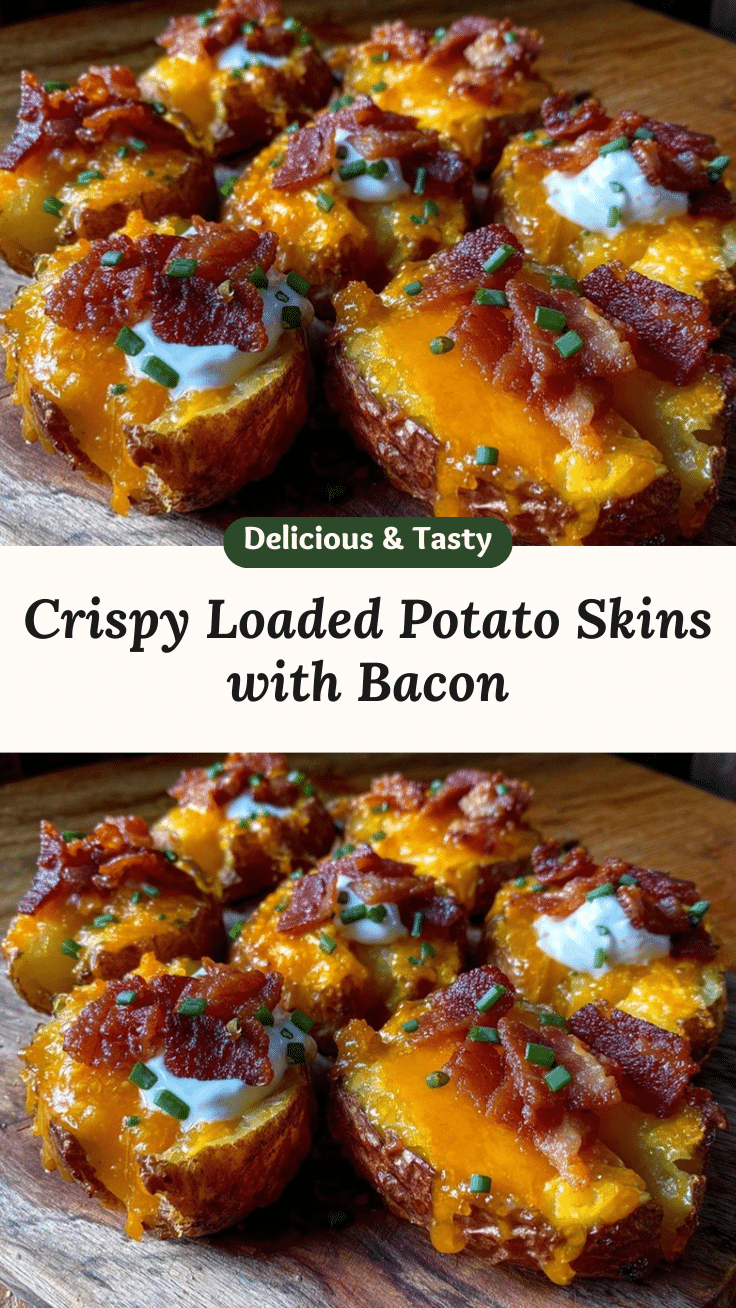 crispy loaded potato skins recipe