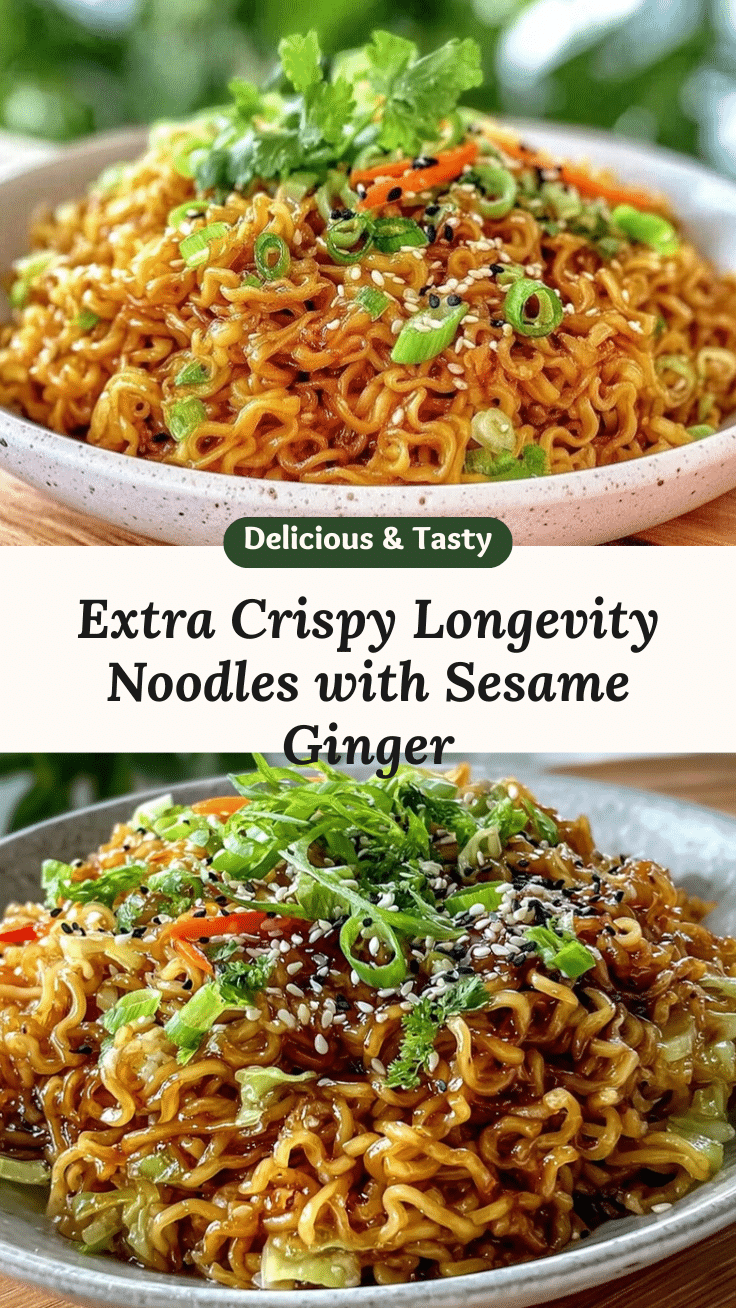crispy longevity noodles recipe