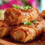 crispy overnight spring rolls - featured image