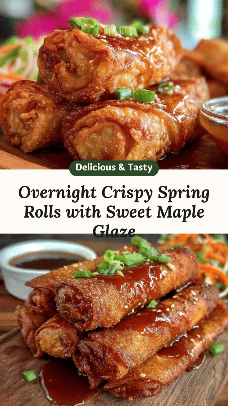 crispy overnight spring rolls recipe