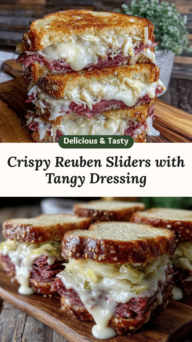 Crispy Reuben Sandwich Sliders recipe
