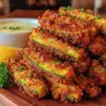 crispy zucchini fries - featured image