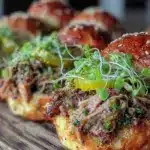 crunchy pulled pork sliders - featured image