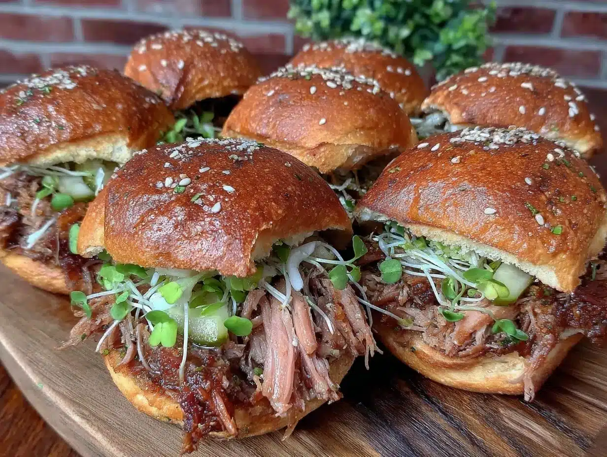 crunchy pulled pork sliders preparation steps