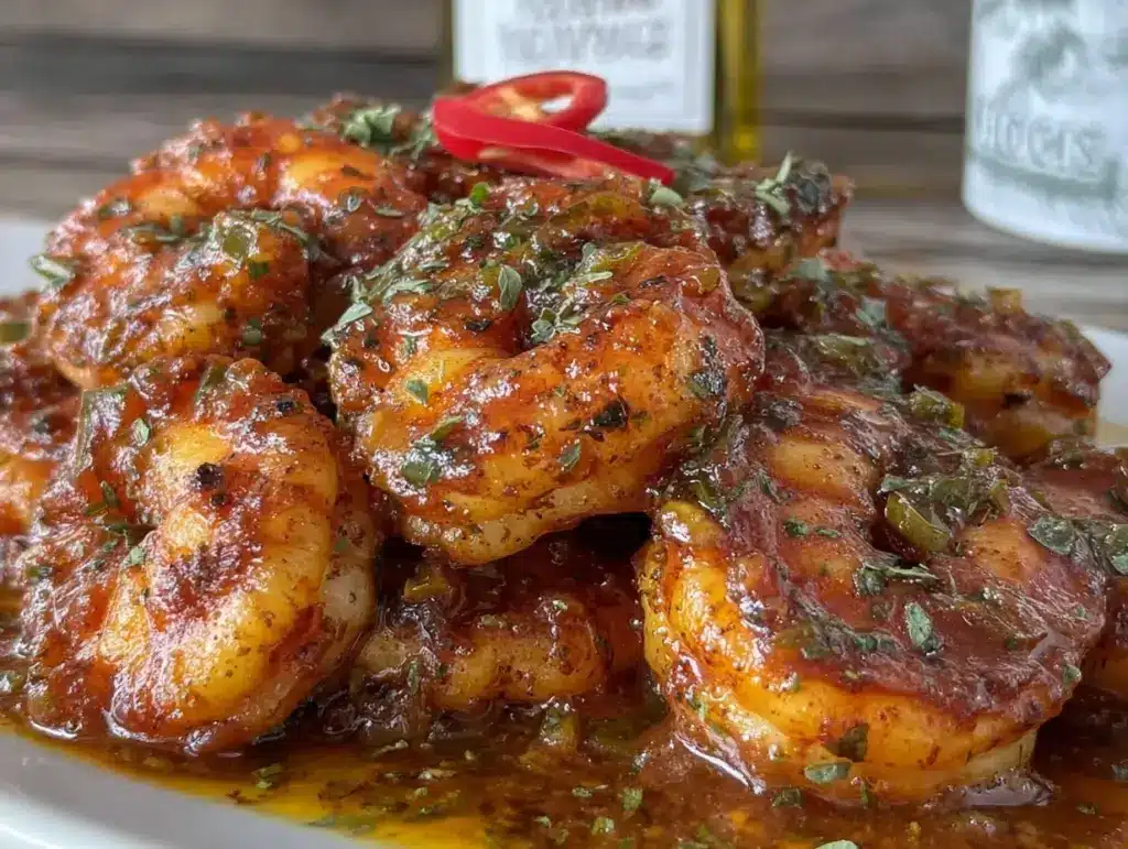 dairy-free New Orleans BBQ shrimp - featured image