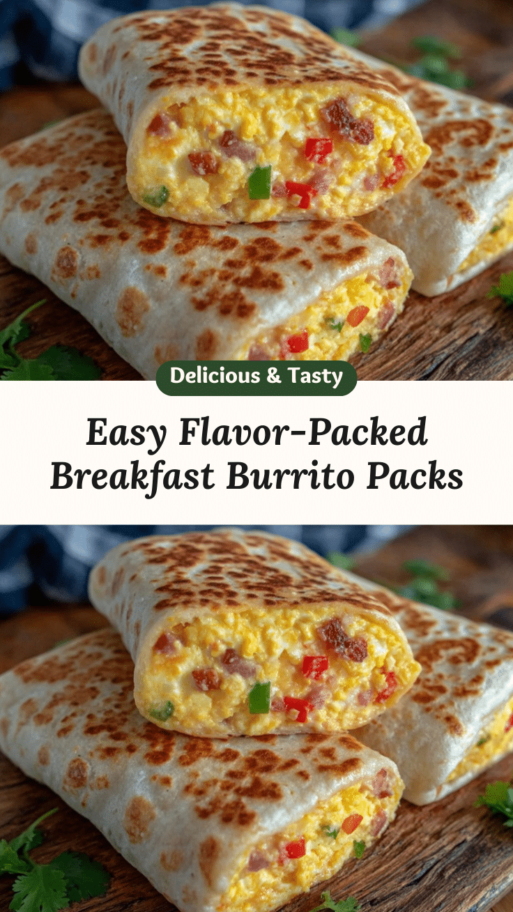 easy breakfast burrito meal prep freezer packs recipe