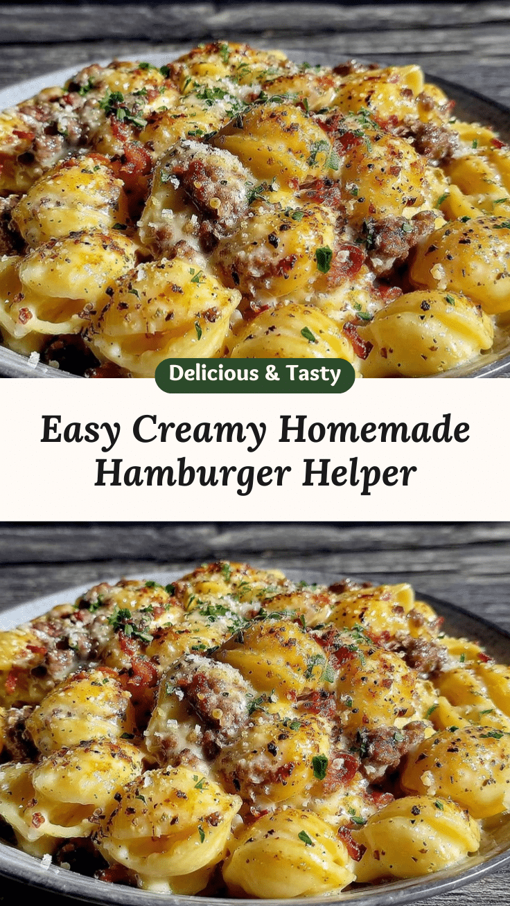 easy creamy homemade hamburger helper recipe