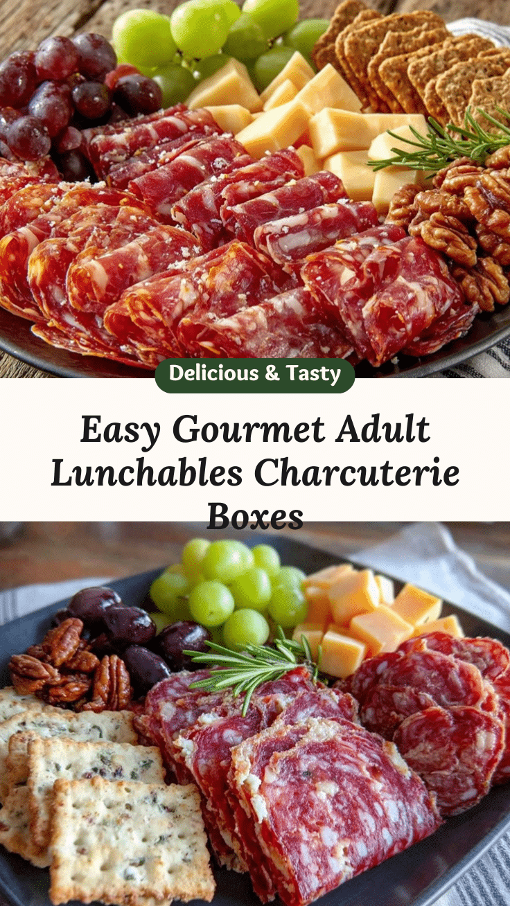 easy gourmet adult lunchables charcuterie boxes recipe