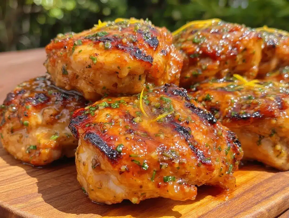 easy honey garlic grilled chicken preparation steps