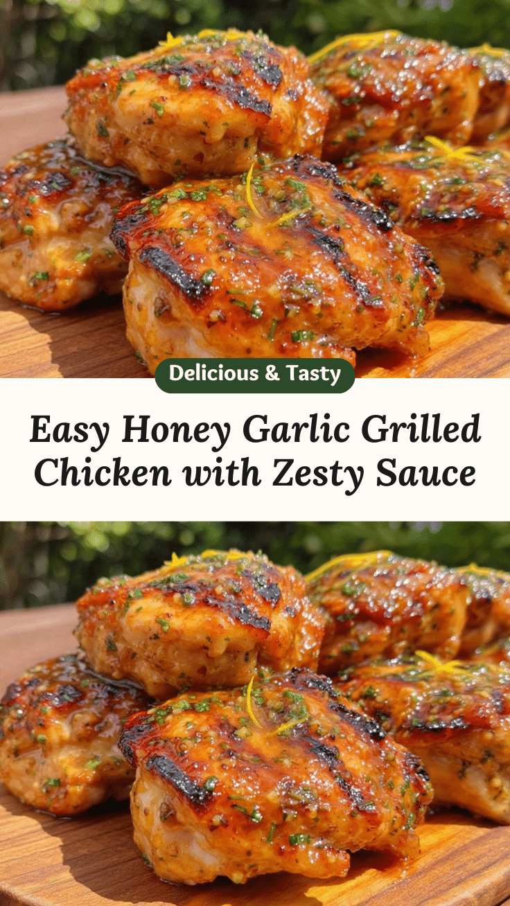 easy honey garlic grilled chicken recipe