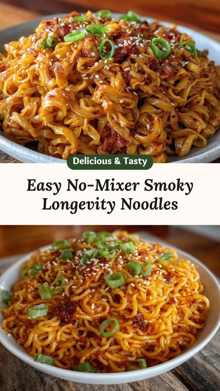 easy no-mixer longevity noodles recipe