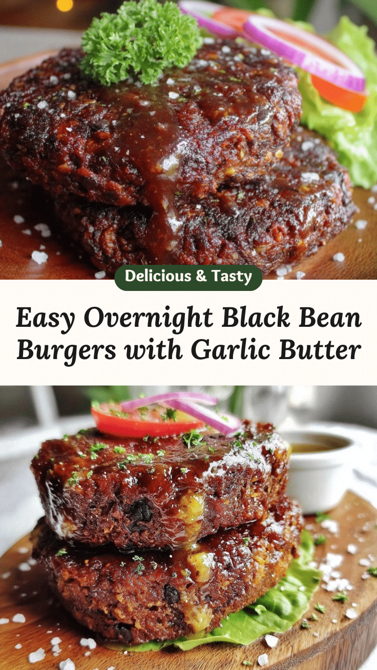 easy overnight black bean burgers recipe