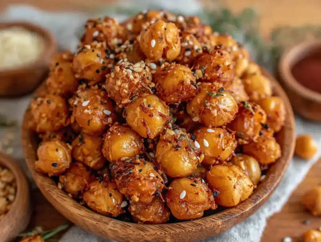 everything but the bagel roasted chickpeas - featured image