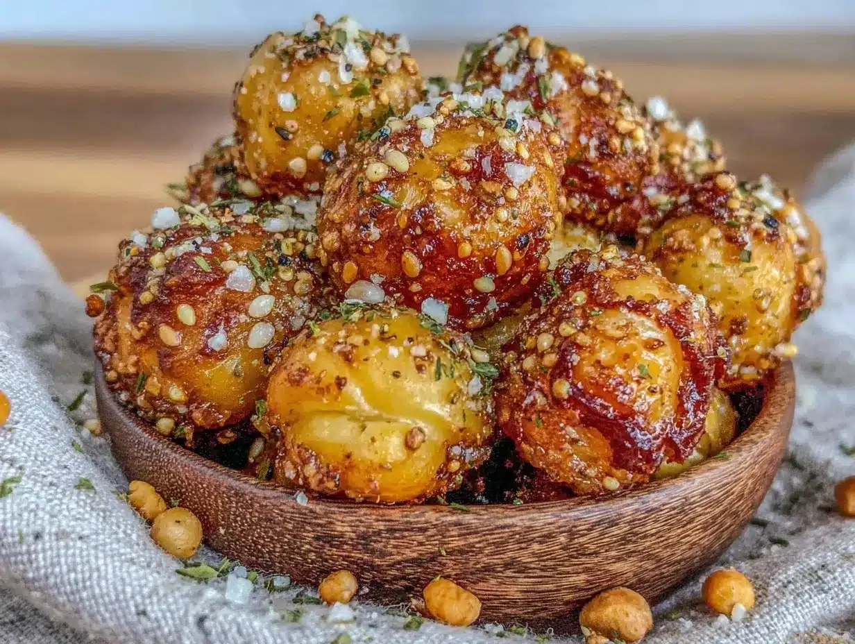 everything but the bagel roasted chickpeas preparation steps