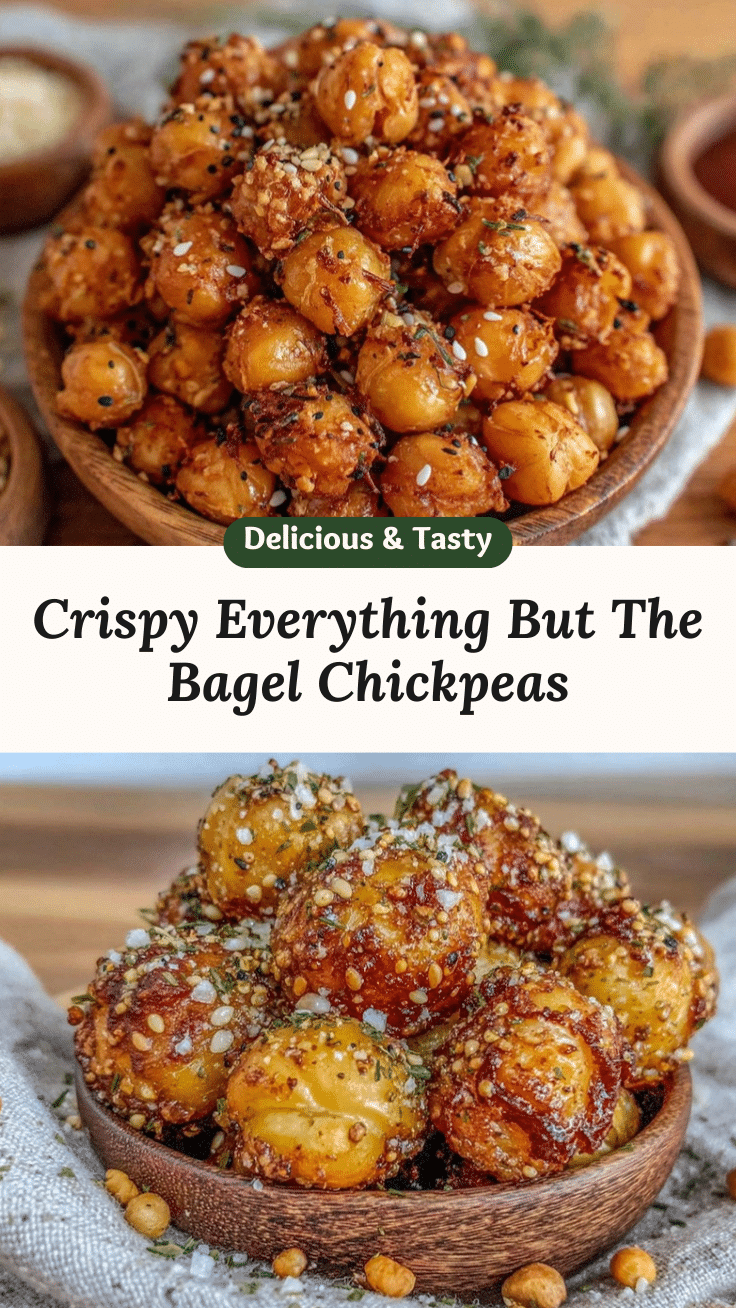 everything but the bagel roasted chickpeas recipe