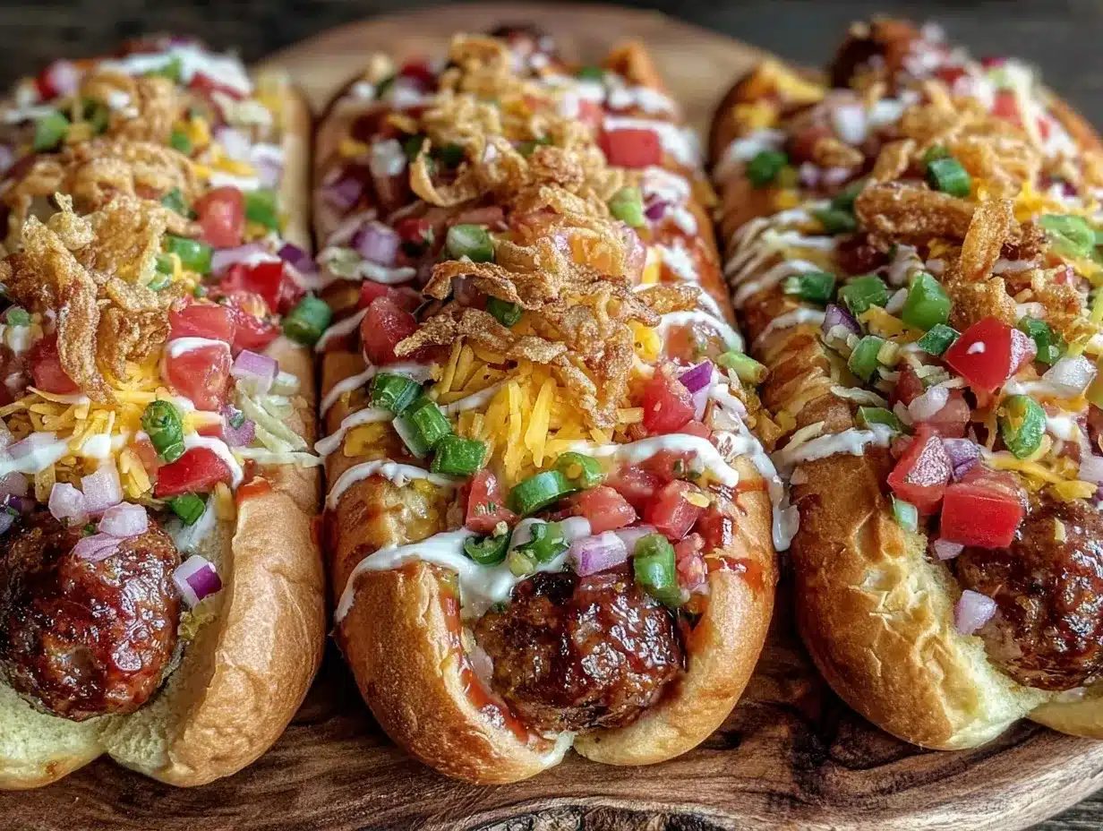 firecracker hot dogs preparation steps