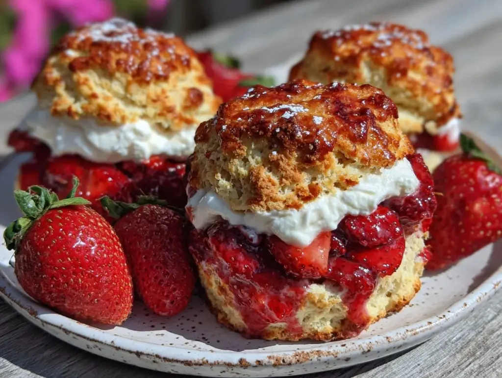 fluffy classic strawberry shortcake - featured image