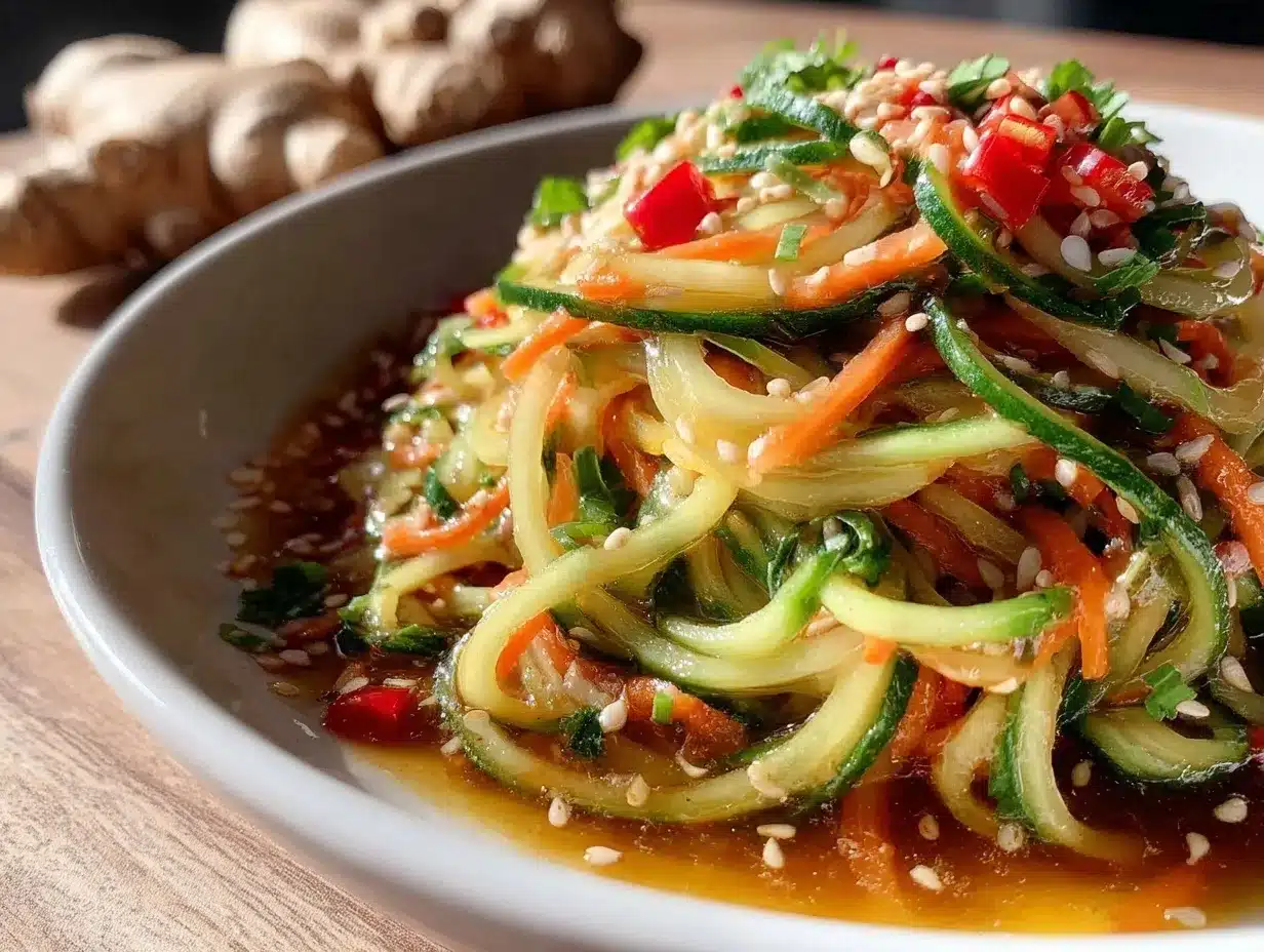 fresh asian cucumber salad preparation steps