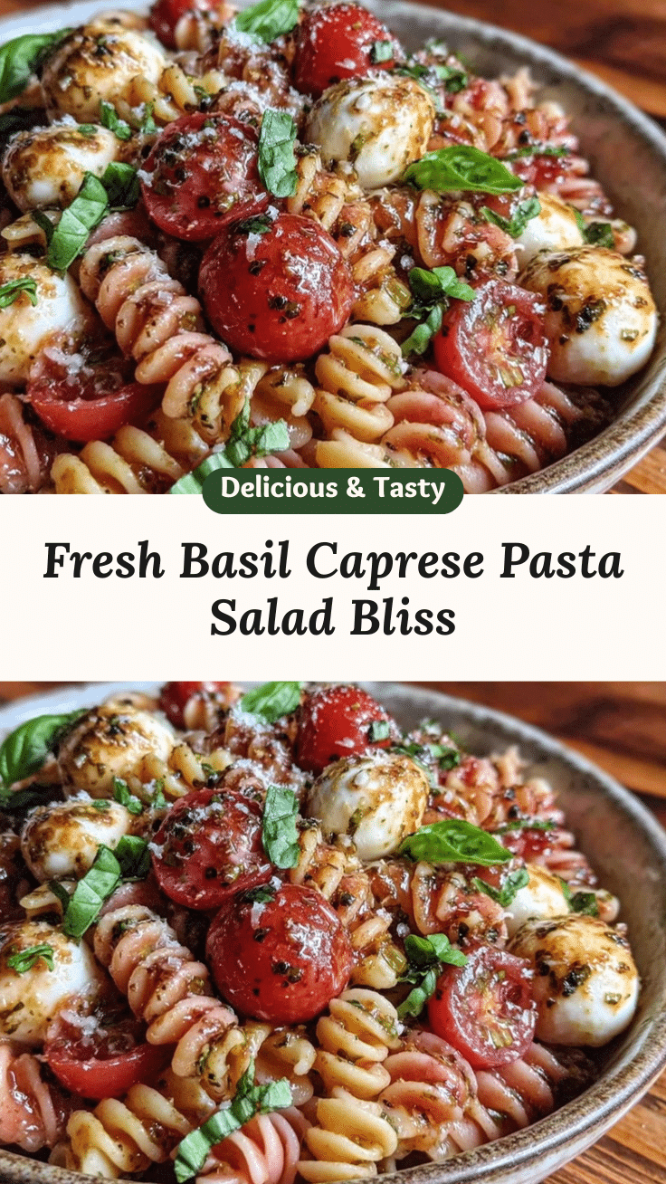 fresh caprese pasta salad recipe
