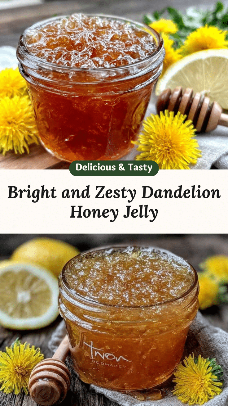 fresh dandelion jelly recipe