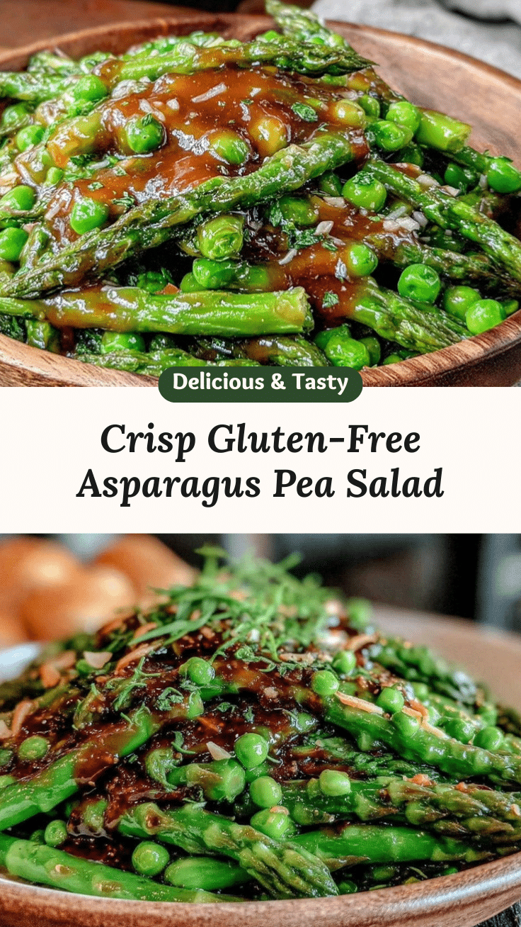 Fresh Gluten-Free Asparagus Pea Salad recipe