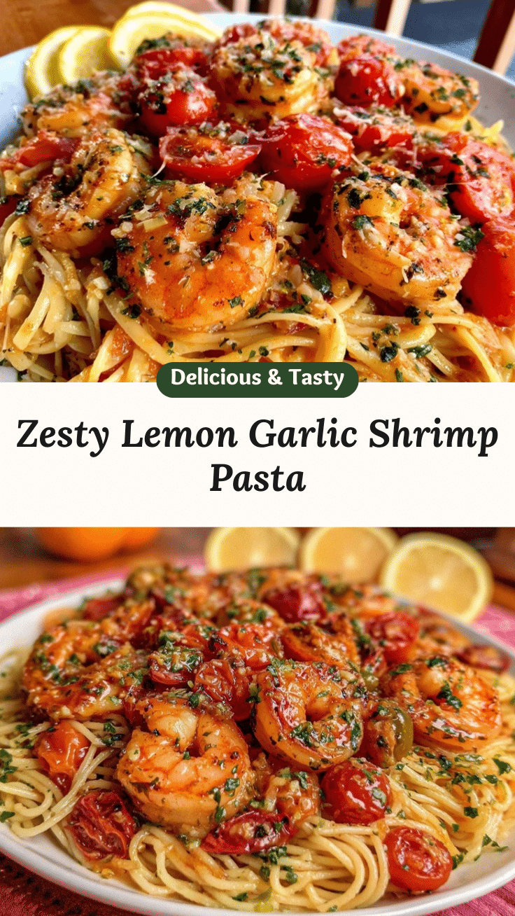 fresh lemon garlic shrimp pasta recipe