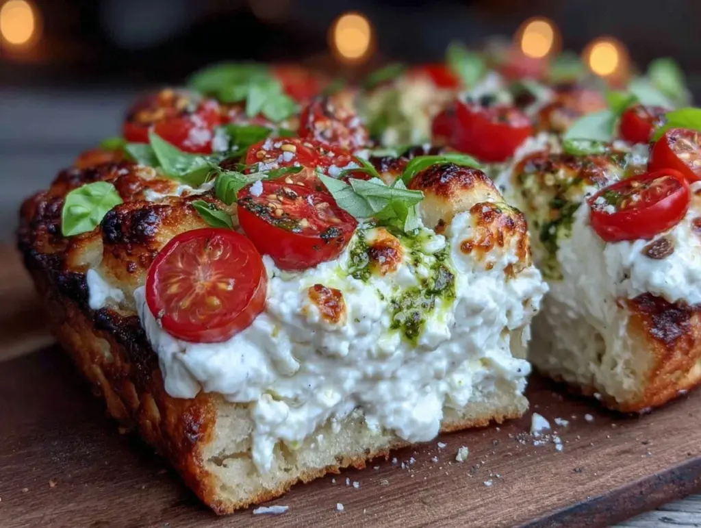 Fresh Vegan Cottage Cheese Flatbread - featured image