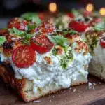 Fresh Vegan Cottage Cheese Flatbread - featured image