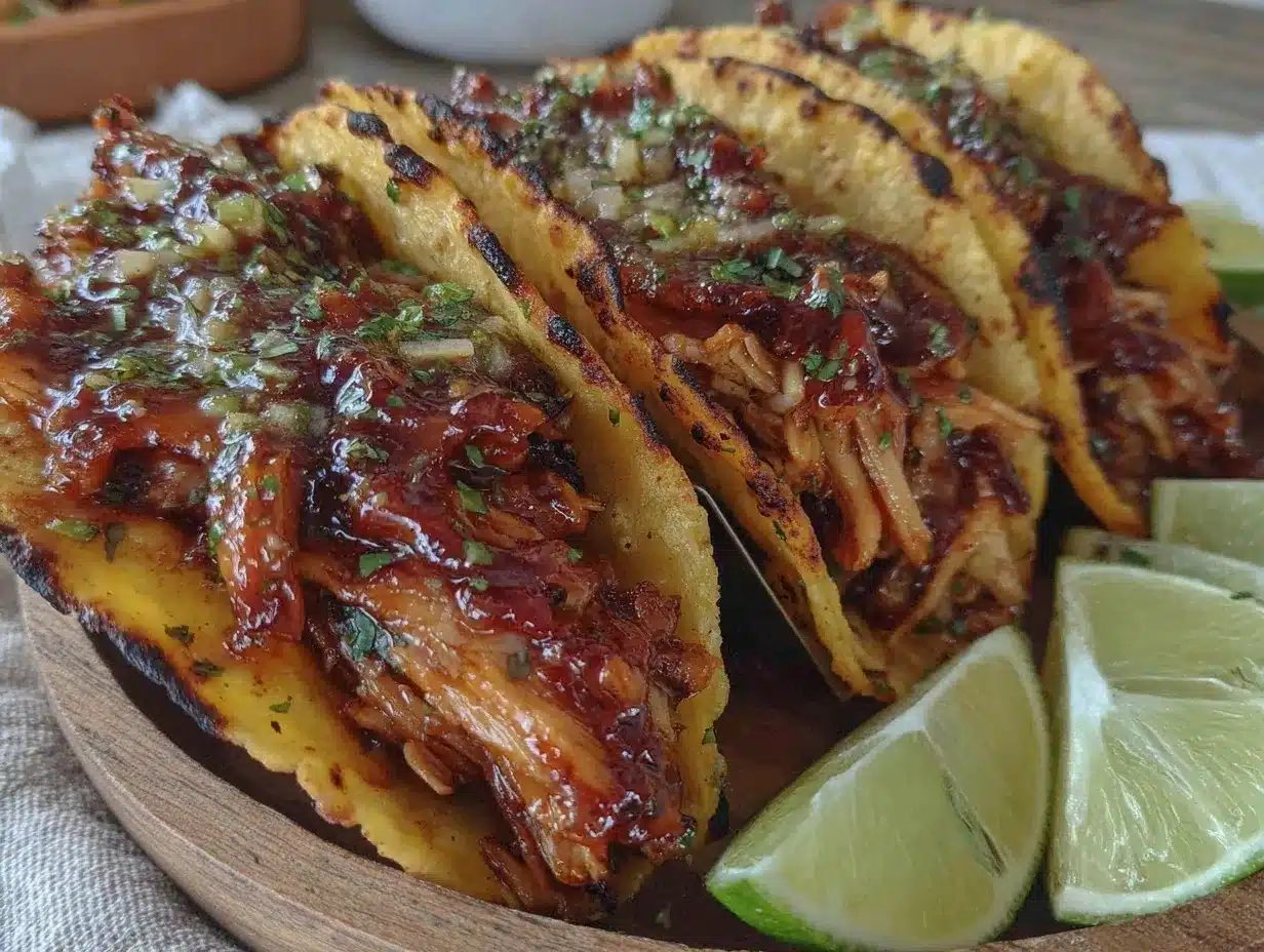 gluten-free shredded chicken tacos preparation steps