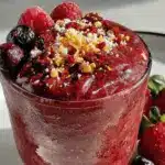 high-protein Greek yogurt berry smoothie - featured image