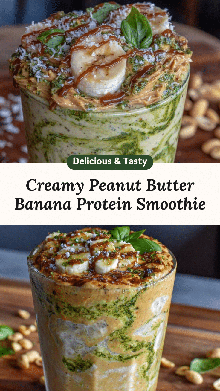 high-protein peanut butter banana smoothie recipe