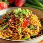 high-protein sesame ginger noodles - featured image