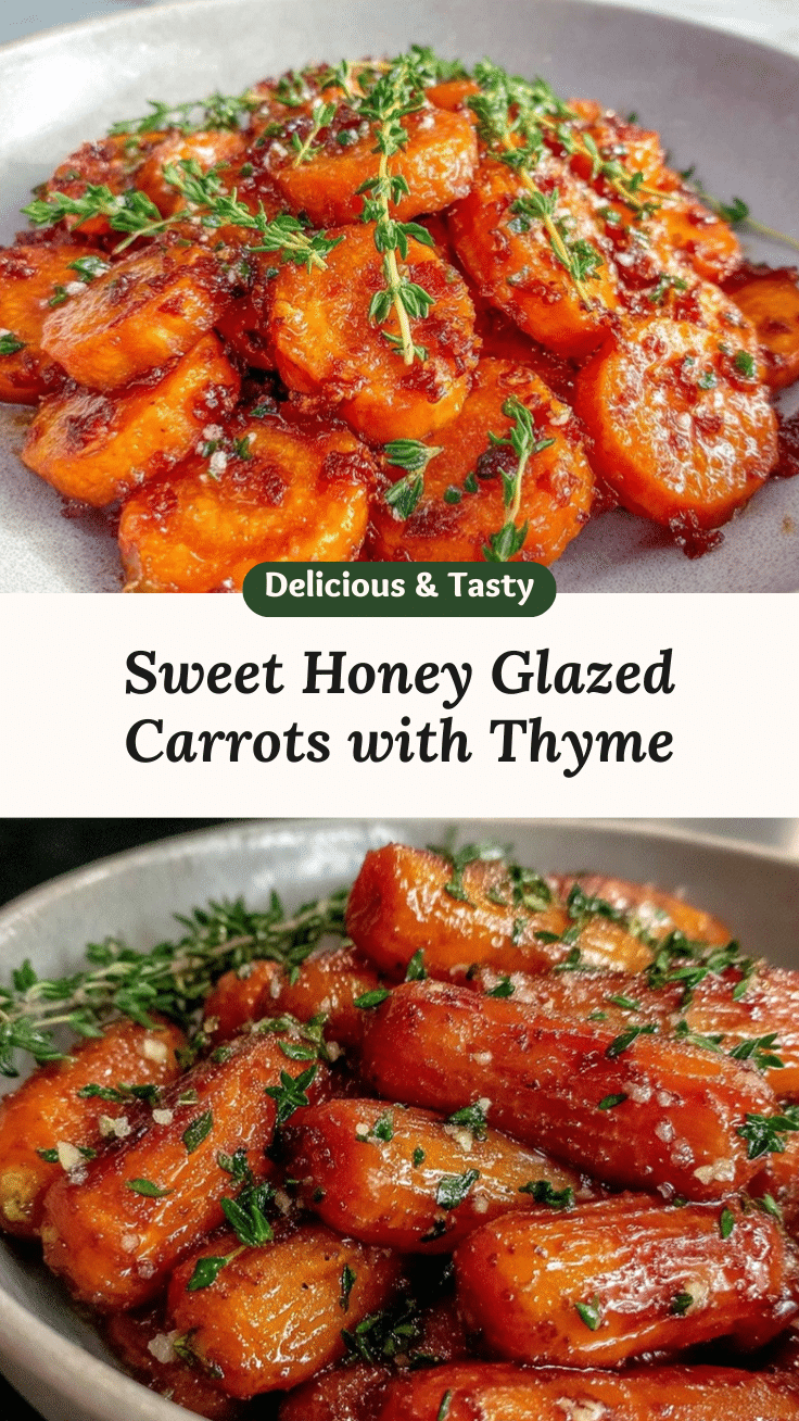 honey glazed carrots with thyme recipe